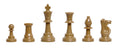 2 Player Chess Set Combination - Triple  Weighted Regulation Colored Chess Pieces & Regulation Vinyl Chess Board
