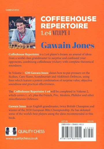 Coffeehouse Repertoire 1.e4 Volume 1