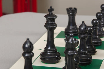 The Knight Templar Series Plastic Chess Pieces - 3.75