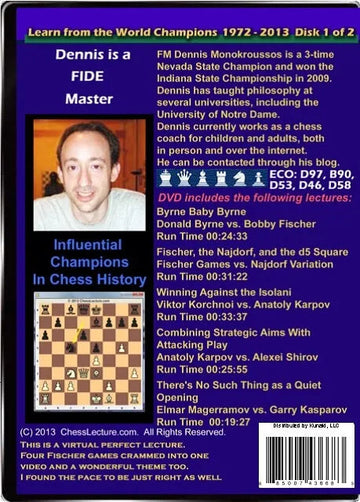 Learn from the World Champions - Chess Lecture - 2 DVDs - Volume 60