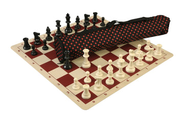 Quiver Chess Set Combination and Single Weighted Regulation Pieces | Silicone Chess Board | Quiver Bag