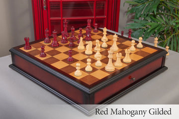 The Reykjavik II Series Tournament Chess Set and Tiroir Combination