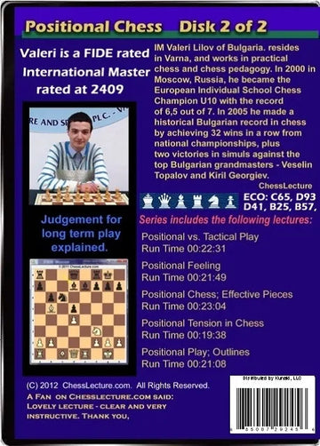 E-DVD - Positional Chess - Chess Lecture - Volume 35