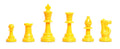 2 Player Chess Set Combination - Single Weighted Regulation Colored Chess Pieces & Regulation Vinyl Chess Board