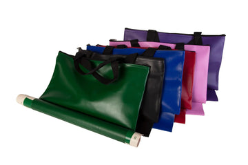 Superior Chess Set Combination - Single Weighted Regulation Pieces | Vinyl Chess Board | Superior Bag