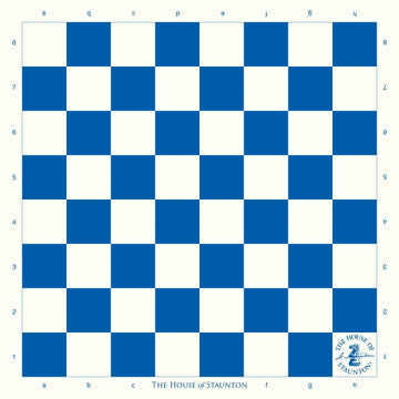 The House of Staunton Vinyl Chess Board - 2.25