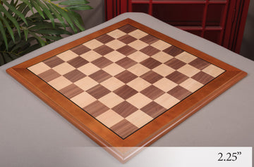 Walnut and Maple Superior Traditional Chess Board