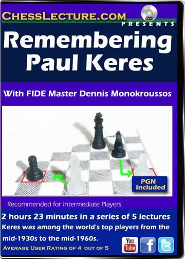 E-DVD Remembering Paul Keres - Chess Lecture - Volume 153