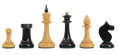 "The Queen's Gambit" Inspired Series 2025 Edition Chess Pieces - 3.75" King