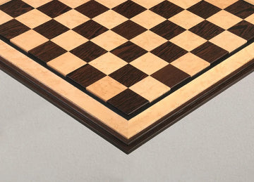 Signature Contemporary VI Luxury Chess board - AFRICAN PALISANDER / BIRD'S EYE MAPLE - 2.5