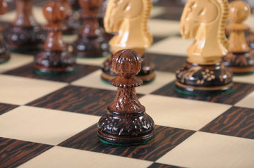 The Burnt Dubrovnik Series Chess Pieces - 3.75