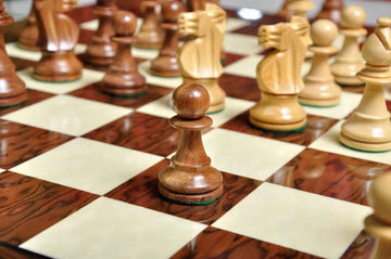 The French Lardy Series Chess Pieces - 3.75