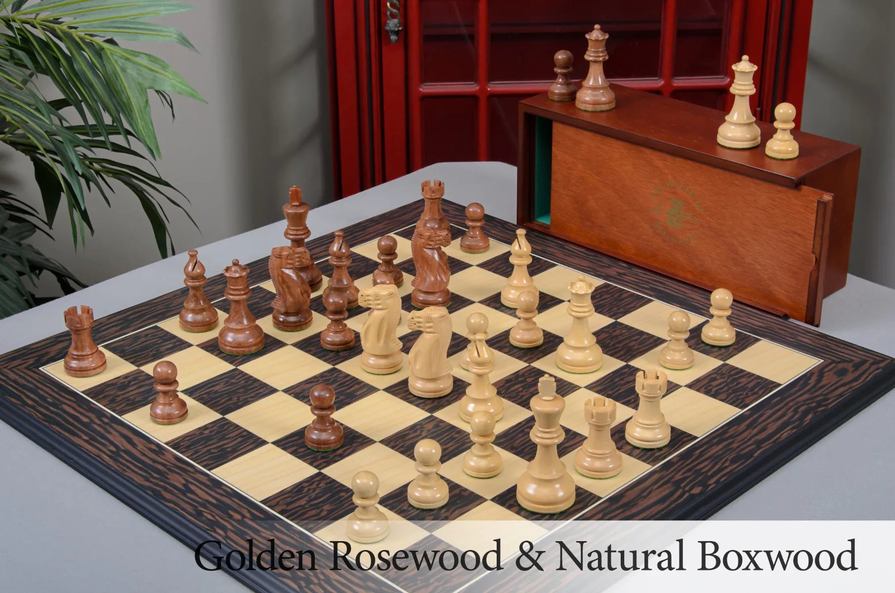 The American Staunton Chess Set, Box & Board Combination – House of ...