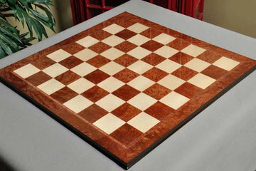 Vavona Burl & Maple Superior Traditional Chess Board - 2.5"