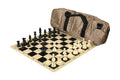 Deluxe Chess Set Combination and Single Weighted Regulation Pieces | Silicone Chess Board | Deluxe Bag