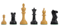 The Circa 1920 Drueke No. 4 Chess Pieces - 4.0" King