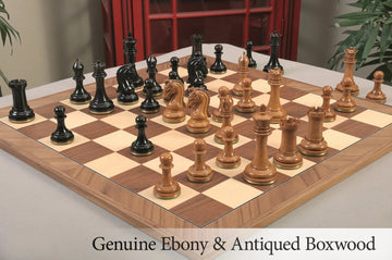 The Imperial Collector Series Luxury Chess Pieces with Brass Weighting - 4.4