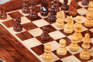 MAGNETIC WOODEN Travel Chess Set - 9