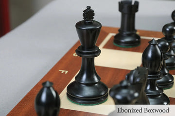 The B.H. Wood Tournament Series Wood Chess Set, Box, & Board Combination