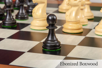 CLEARANCE - The Fischer Spassky 1972 Series Commemorative Chess Pieces - 3.75