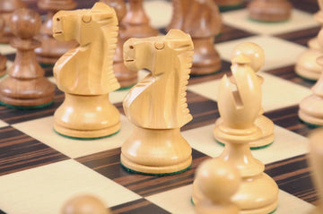 The B.H. Wood Series Chess Pieces - 3.75