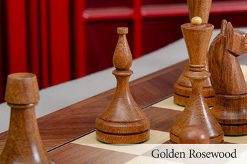 The Circa 1961 Baku Series Wood Chess Pieces - 4.2