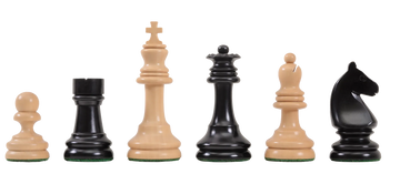 The Horn McCrillis Series Wood Chess Pieces - 3.6" King