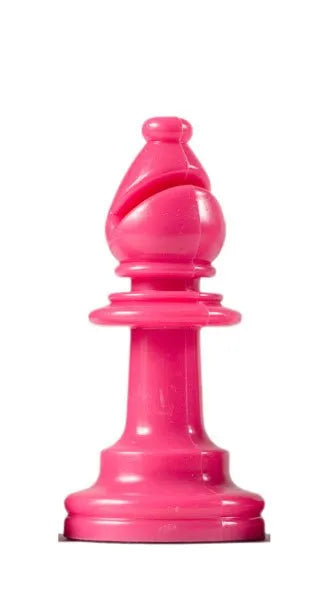Heavy Tournament Pieces - Pink Bishop