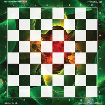 Fractal No. 1 - Full Color Vinyl Chess Board