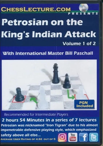 Petrosian on the King's Indian Attack - Chess Lecture - Volume 178 - 2 DVDs