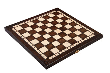 The Small Olympic Chess Set - Brown