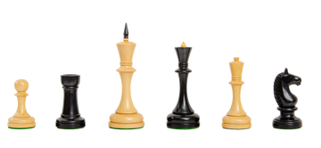 The Camaratta Collection - The Moscow 1935 Series Chess Pieces - 5.0" King