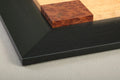 Vavona Burl, Genuine Ebony & Bird's Eye Maple Custom Contemporary II Chess Board