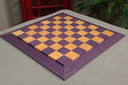 Purpleheart & Bird's Eye Maple Custom Contemporary II Chess Board - 2.5"