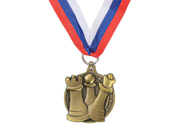 Round Chess Medals