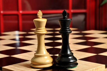 Signature Contemporary IV Luxury Chess board - AFRICAN PALISANDER / CURLY MAPLE - 2.5