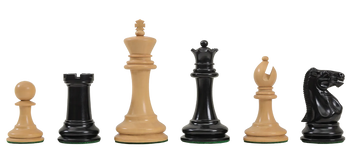 The Zukertort Series Timeless Chess Pieces - 4.0" King