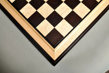 Signature Contemporary III Luxury Chess board - AFRICAN PALISANDER / BIRD'S EYE MAPLE - 2.5