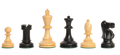 The B.H. Wood Series Chess Pieces - 3.75" King