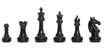 The Knight Templar Series Plastic Chess Pieces - 3.75" King