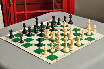 The Reykjavik Series Plastic Chess Pieces - 3.75