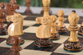 The Burnt Reykjavik II Series Chess Pieces - 3.75