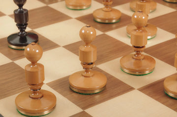 The Camaratta Collection - The Biedermeier Pre-Staunton Vintage Series Luxury Chess Pieces - 4.4