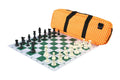 Deluxe Chess Set Combination and Single Weighted Regulation Pieces | Thin Mousepad Chess Board | Deluxe Bag