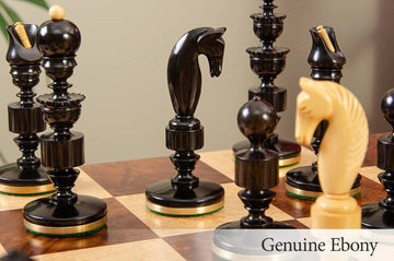 The Camaratta Collection - The Biedermeier Series Luxury Chess Pieces - 4.4