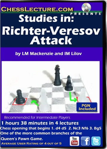 Studies in: Richter-Veresov Attack - Chess Lecture - Volume 164