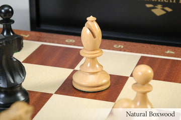 The B.H. Wood Tournament Series Wood Chess Set, Box, & Board Combination