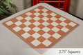 Teak and Bird's Eye Maple Standard Traditional Chess Board