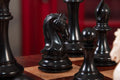 The Mammoth Ivory and Genuine Ebony Collector Series Luxury Chess Pieces - 4.4