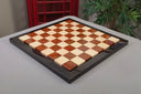 EBONY FRAME - Olmo Burl & Maple Superior Contemporary Chess Board - 2.5"